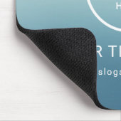 ミニマルモダンリストビジネスロゴ マウスパッド (コーナー)