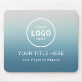 ミニマルモダンリストビジネスロゴ マウスパッド (正面)