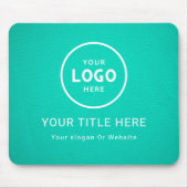 ミニマルモダンリストビジネスロゴ マウスパッド (正面)