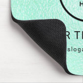 ミニマルモダンリストビジネスロゴ マウスパッド (コーナー)