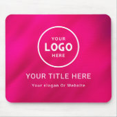 ミニマルモダンリストビジネスロゴ マウスパッド (正面)