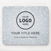 ミニマルモダンリストビジネスロゴ マウスパッド (正面)