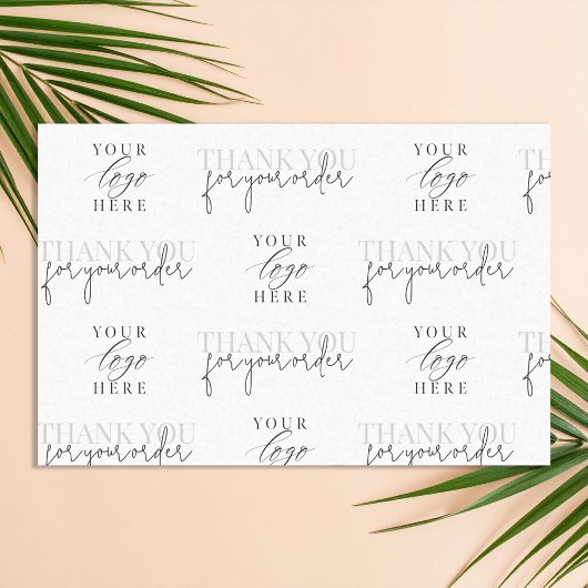 ミニマルモダンリストビジネスロゴ 薄葉紙