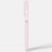 ミニマルモダンリストピンクカスタムク写真モノグラム Case-Mate iPhoneケース (裏面 / 左)