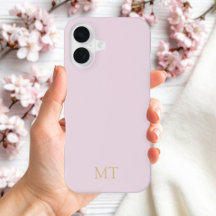 ミニマルモダンリストピンク金ゴールドイニシャルモノグラム