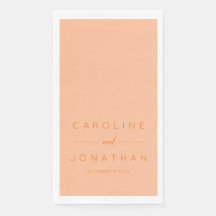 ミニマルモダンリストピーチカスタムウェディング