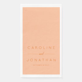 ミニマルモダンリストピーチカスタムウェディング