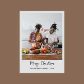 ミニマルモダンリストフォトコラージホリデーカード シーズンカード