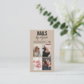 ミニマルモダンリストフォトコラージュインスタグラムIG 名刺 (スタンド正面)