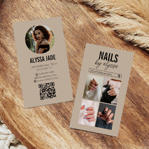 ミニマルモダンリストフォトコラージュインスタグラムIG 名刺