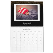 ミニマルモダンリストフォトファミリー2023カレンダー カレンダー (3月 2026)