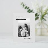 ミニマルモダンリストフォトポストカードの保存 案内ポストカード (スタンド正面)