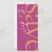 ミニマルモダンリストフォトマゼンタオレンジ (正面)