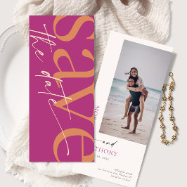 ミニマルモダンリストフォトマゼンタオレンジ