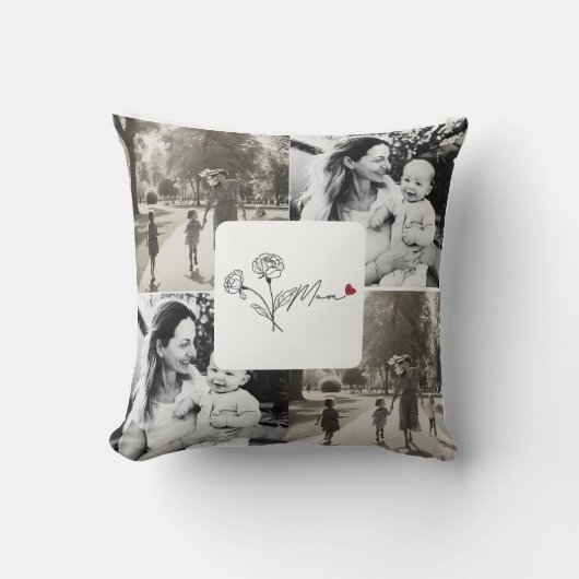 ミニマルモダンリストフォトママ装飾用クッション クッション (正面)