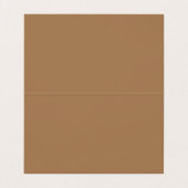 ミニマルモダンリストブラックとタン 名刺 (内部フラット)