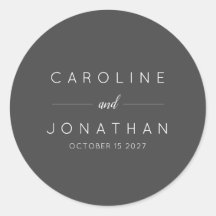 ミニマルモダンリストブラックカスタムウェディング