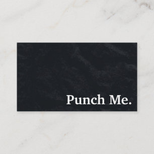 ミニマルモダンリストブラックシャルボードロイヤリティカード 名刺