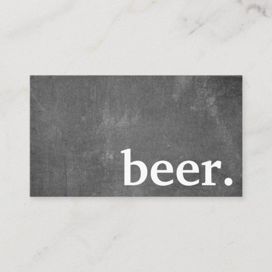 ミニマルモダンリストブラックシャルボードロイヤリティカード 名刺 (正面)