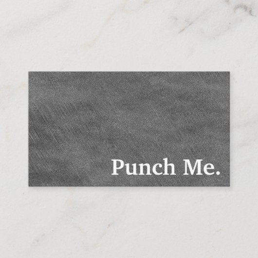 ミニマルモダンリストブラックシャルボードロイヤリティカード 名刺 (正面)