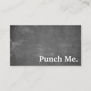 ミニマルモダンリストブラックシャルボードロイヤリティカード 名刺