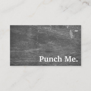 ミニマルモダンリストブラックシャルボードロイヤリティカード 名刺