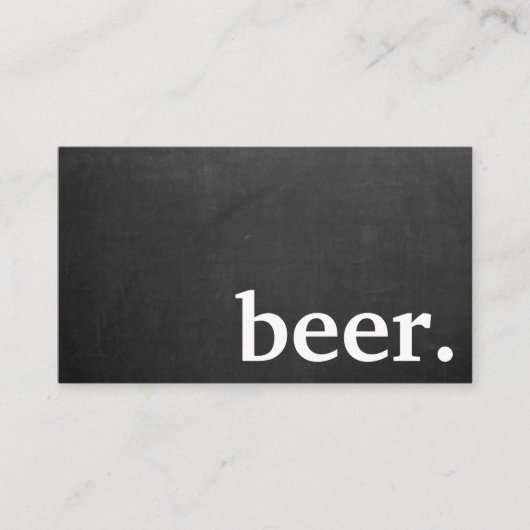 ミニマルモダンリストブラックシャルボードロイヤリティカード 名刺 (正面)