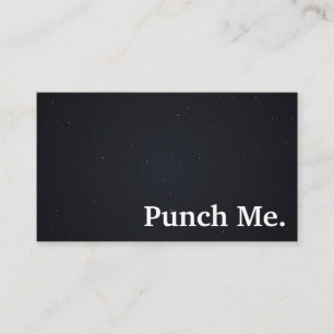 ミニマルモダンリストブラックシャルボードロイヤリティカード 名刺