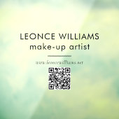 ミニマルモダンリストブラックビジネスブランディングQRコード ウィンドウサイン (シート3)