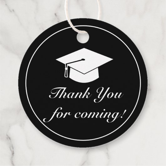 ミニマルモダンリストブラック卒業 フェイバータグ (裏面)