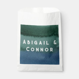 ミニマルモダンリストブルーティール（緑がかった色） フェイバーバッグ