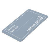 ミニマルモダンリストブルーバケーションレンタルWifiマグネット マグネット (左側)