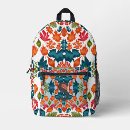 ミニマルモダンリストブ離れレンド3 | カラフル プリントバックパック