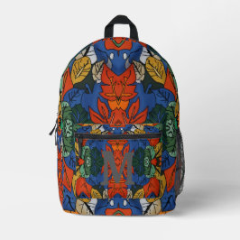 ミニマルモダンリストブ離れレンド | カラフル プリントバックパック