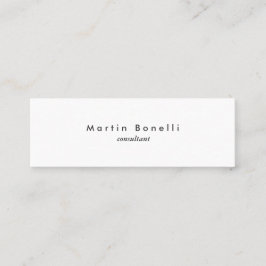 ミニマルモダンリストプレインスキニー名刺 スキニー名刺