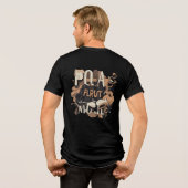 ミニマルモダンリストプレミアムティー トライブレンドＴシャツ (裏面全面)