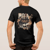 ミニマルモダンリストプレミアムティー トライブレンドＴシャツ (裏面)