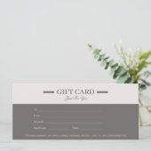 ミニマルモダンリストプロフェッショナルギフト証明書 (スタンド正面)