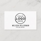 ミニマルモダンリストプロフェッショナルロゴ 名刺 (正面)