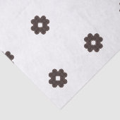 ミニマルモダンリストベージュとブラウンヴィンテージパターン 薄葉紙 (詳細)