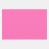 ミニマルモダンリストホットピンク ラッピングペーパーシート (正面3)