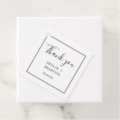 ミニマルモダンリストホワイトありがとう フェイバータグ (インサイチュ)