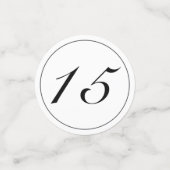 ミニマルモダンリストホワイトブラッククインセアニラ コンフェッティ (スモール正面)