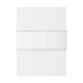 ミニマルモダンリストホワイトブラックブライダルシャワー 招待状ベリーバンド (裏面例)