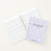 ミニマルモダンリストボタニカルカスタムレシピ ノートブック (内部)