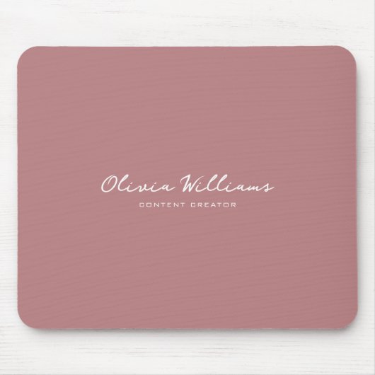 ミニマルモダンリストボパーソナライズされたホ マウスパッド (正面)