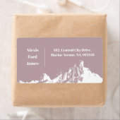 ミニマルモダンリストマウン淡い色のトピンク ラベル (インサイチュ)