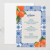 ミニマルモダンリストメニュー メニュー (正面/裏面)