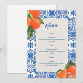 ミニマルモダンリストメニュー メニュー (正面/裏面)