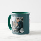 ミニマルモダンリストメリークリスマスグリーンパイン マグカップ (正面左)